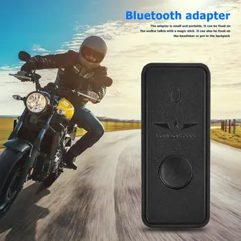 

Exquisite Motorcycle Bluetooth Helmet Interphone Intercom Adapter Wireless BT Adapter Walkie Talkie Accessories Black