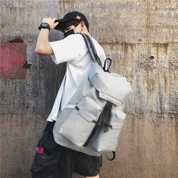 

Backpack Men's Personality Trend Multi-Pocket Sports Mountaineering Bag Travel Bag Women's Big School Bag 16 Inch Computer Bag