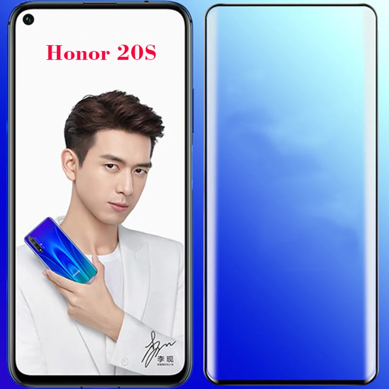 2 шт 3D полный Клей закаленное стекло для huawei Honor 20S Полное покрытие экрана Взрывозащищенная защитная пленка для Honor 20S