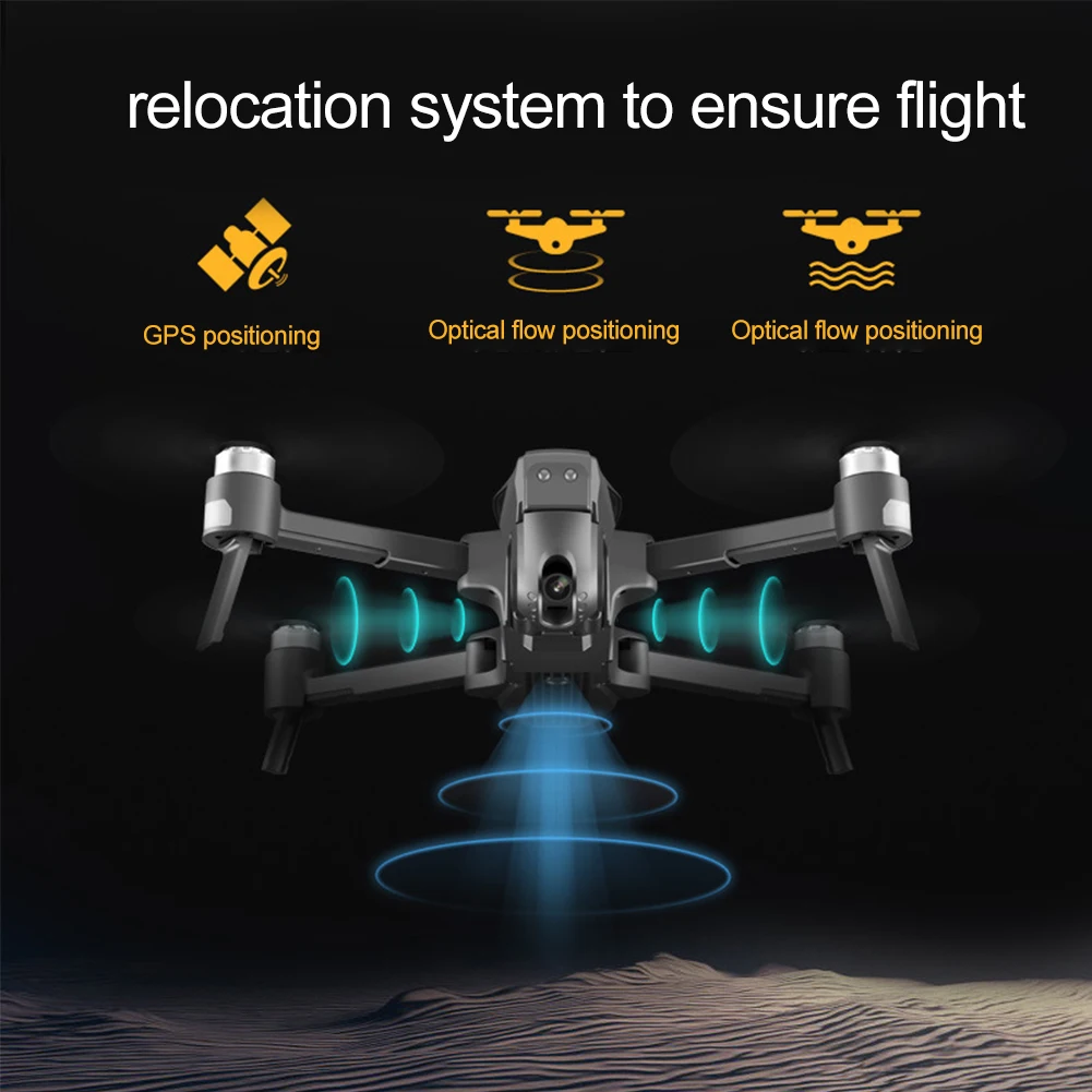 5G WiFi GPS FPV RC Quadcopter Foldable HD Gift Height Hold Professional Toys Kid Rechargeable With Camera Optical Flow Drone