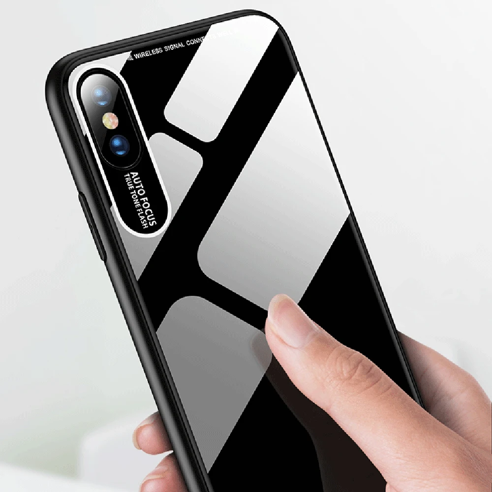 Глянцевый чехол для телефона из оргстекла iphone 6 6s 7 8 plus X XR XS MAX 11 pro max яркая задняя