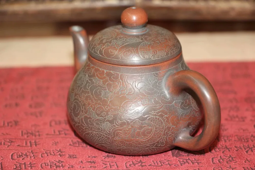 QIN ZHOU NI XING TAO Чайник из циньчжоуской глины*SI TING LONG
