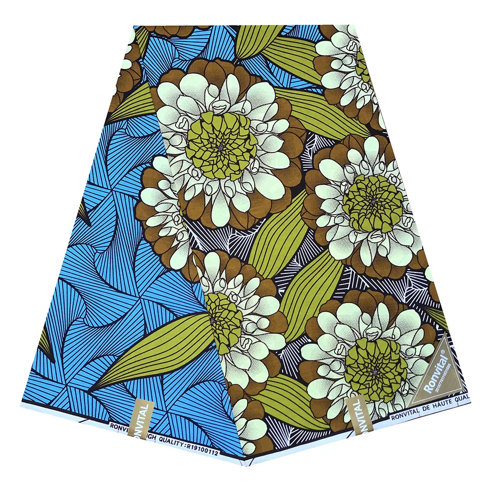 Высококачественная африканская ткань с восковым принтом Анкары 100% хлопок