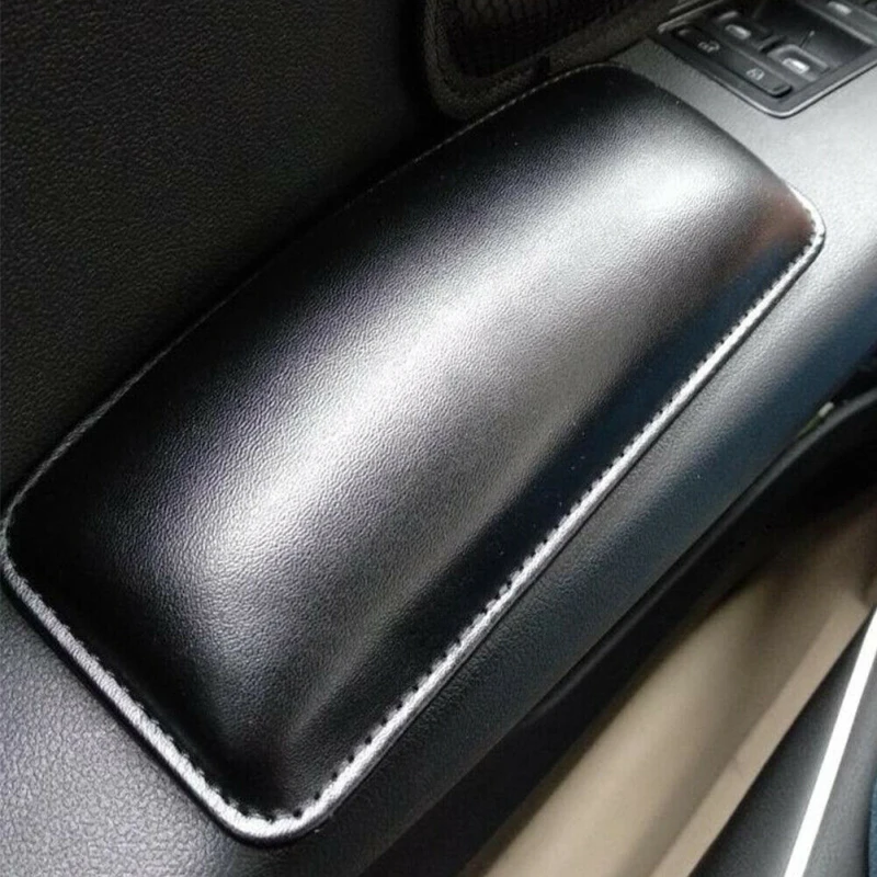 Coussin Genouillère Voiture Ygapuzi - 2 Pièces En Cuir Avec Mousse Mémoire De Forme - Confort De Conduite