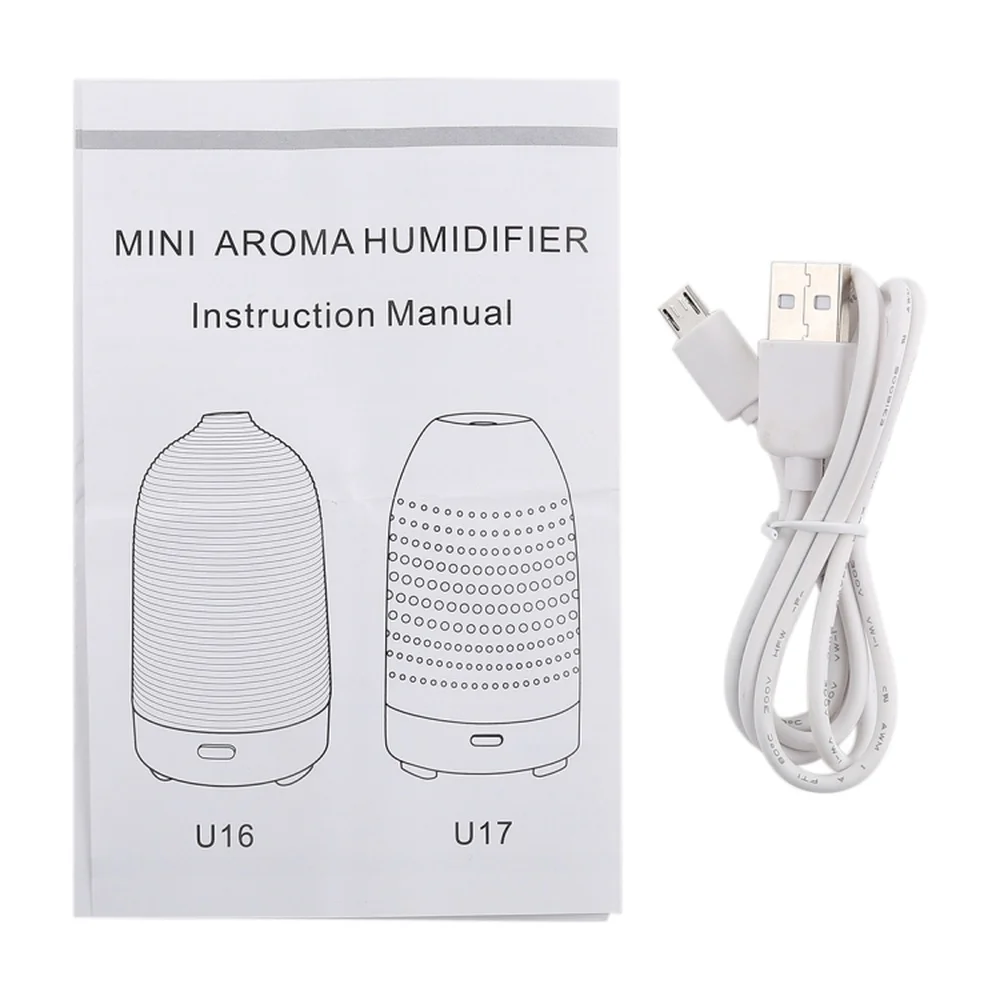 USB Арома диффузор эфирное масло мини увлажнитель воздуха BPA бесплатно светодиодный ночник освежитель воздуха для спальни офиса сна 50 мл
