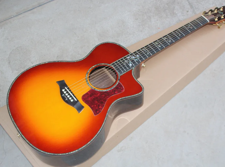 Chaylor 914ce Акустическая гитара Tayl 916ce акустическая электрическая гитара cherry sunburst 916 cs Классическая акустическая
