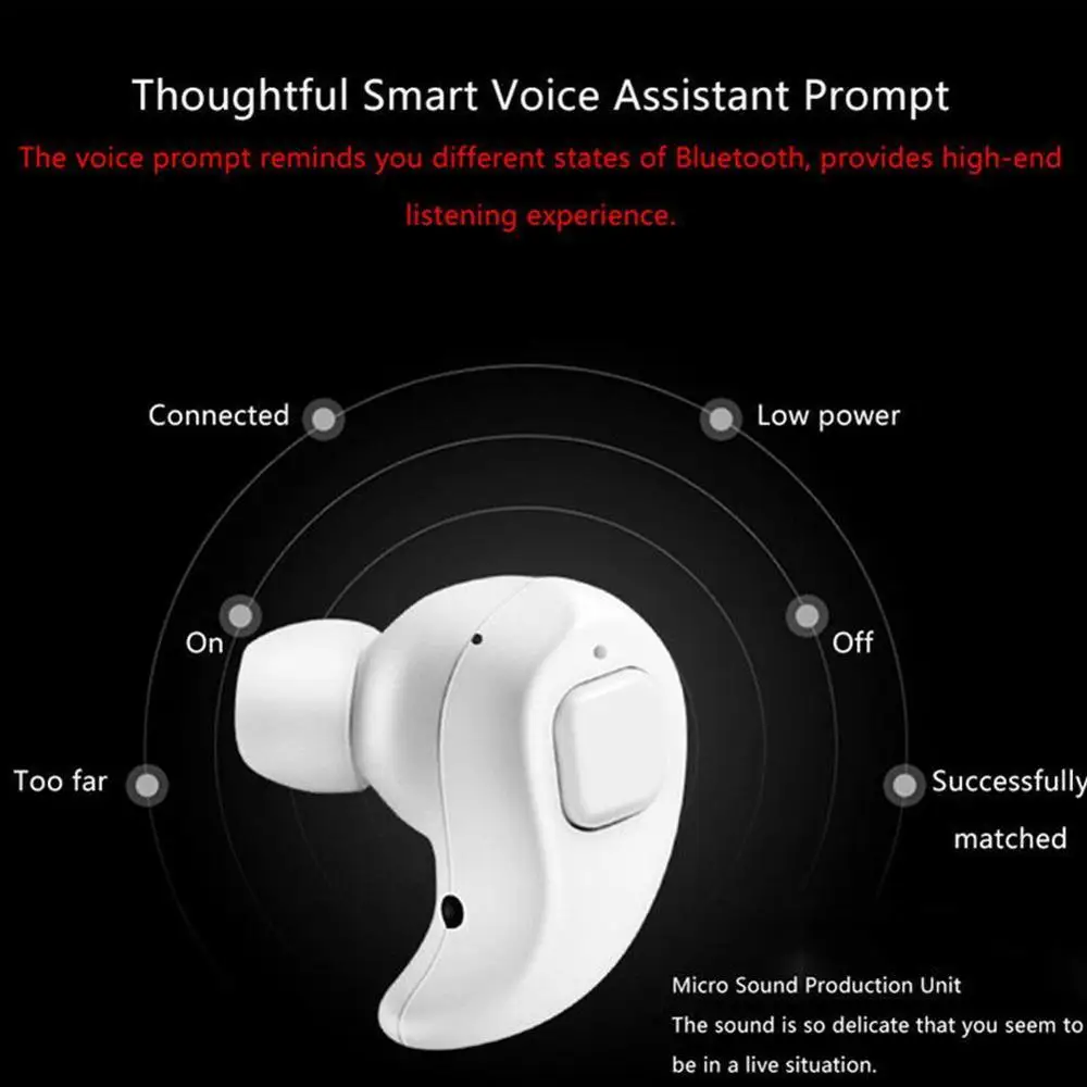 Мини беспроводные Bluetooth наушники, спортивные наушники с микрофоном, гарнитура, наушники для samsung, huawei, Xiaomi, Android, для IPhone XR