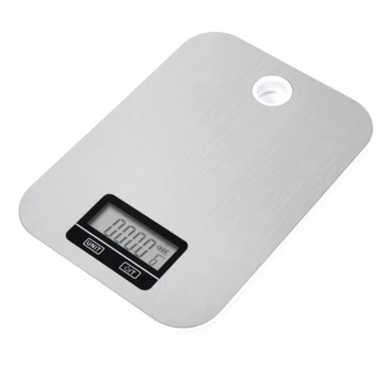 

Electronic Scale, Stainless Steel Wire Drawing Panel Kitchen Scale, Food Scale, Baking Scale