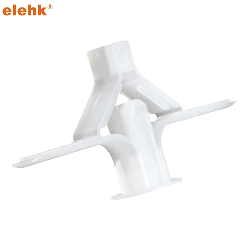 100pcs 10x45mm butterfly toggle anchors nylon wall anchor with nails