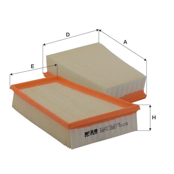 

Воздушный фильтр для HP2130 MEGANE II SCENIC II 1,5 DCI/1,6 16V