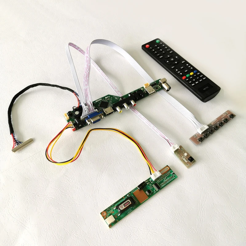 Для CLAA150PB01/CLAA150PB03 1 с холодным катодом(CCFL LVDS 30Pin 1400*1050 ноутбук ПК VGA+ HDMI+ аудио+ USB+ пульт дистанционного управления 1" ЖК-дисплей экран контроллер доска комплект