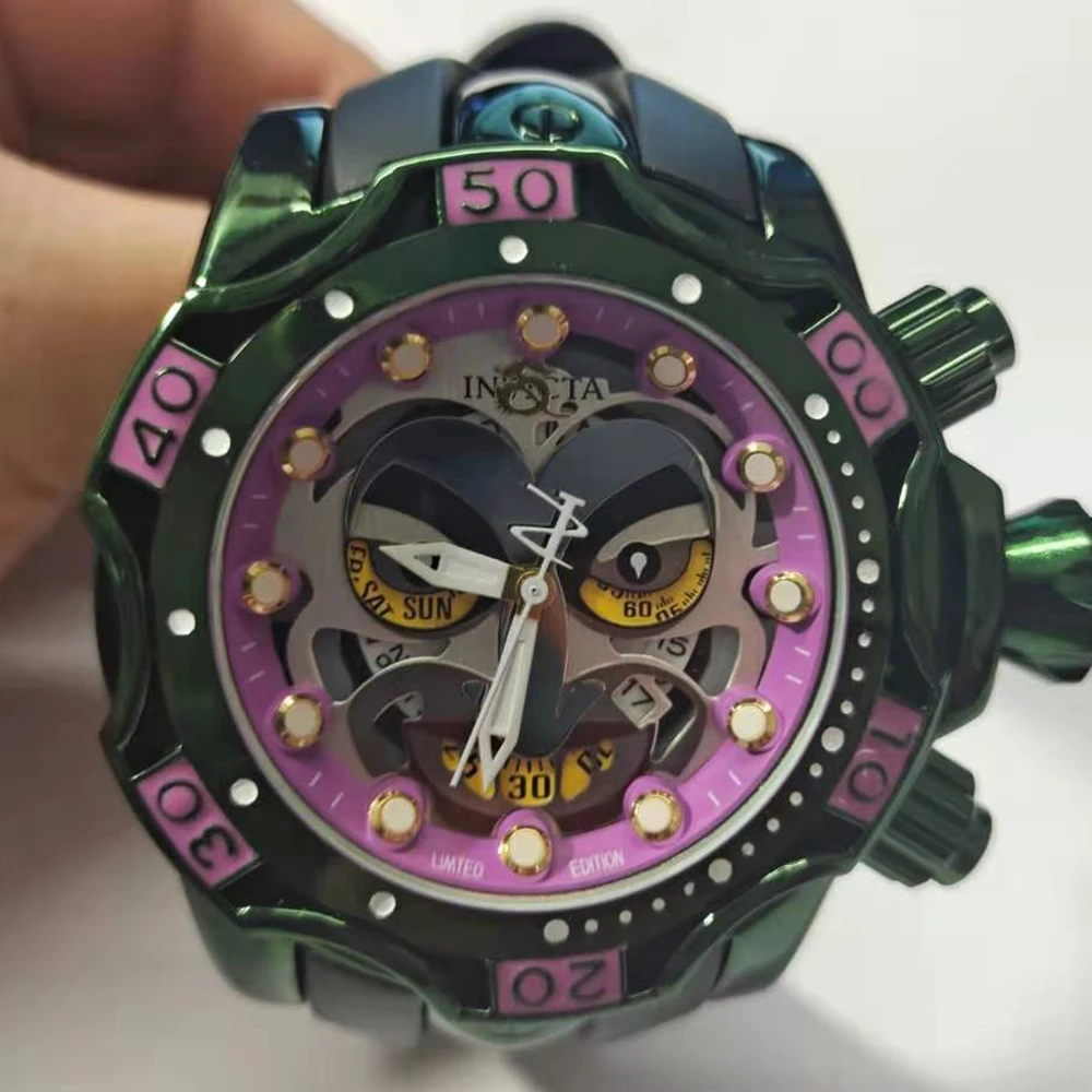 Часы наручные мужские с большим циферблатом брендовые деловые Роскошные