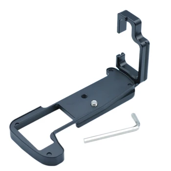 

Camera Quick Release L Plate Bracket Holder Hand Grip for Olympus OM-D EM1II E-M1II Camera(Black)