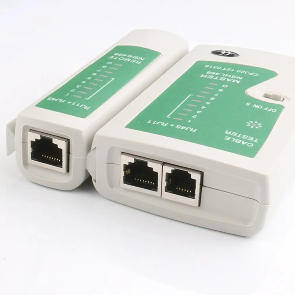 Мульти-Функция сетевой тестер Rj45 Rj11 сетевого кабеля; телефонной линии инструмент Dual-Применение сетевой тестер