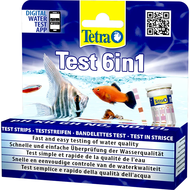 Tetra Test 6in1 тестовые полоски для пресной воды | Дом и сад