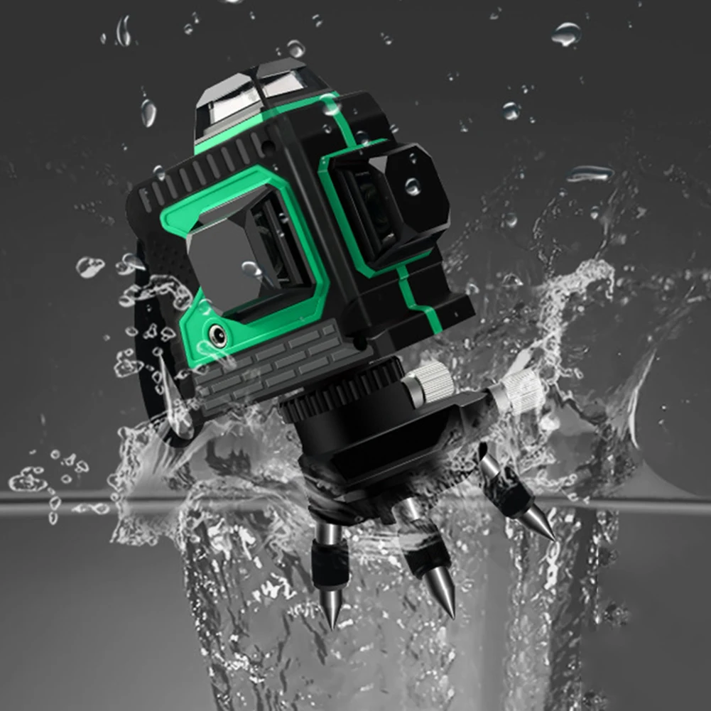 

8 Lines High-precision Automatic Laser Level Waterproof Self Leveling Green Beam Cross Line Lasers for Tile Ceiling Floor Wall