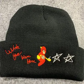

19SS astroworld Hats New Beanie Knitted embroidery astroworld Hat Caps Warmer wish you were here Bonnet Casual Cap
