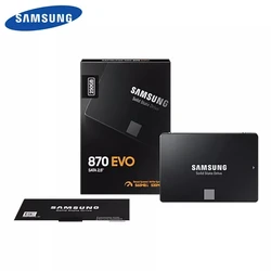 SAMSUNG – disque dur interne SSD 100% EVO, SATA 870, 250 pouces, avec capacité de 500 go, 2.5 go, 1 to, 2 to, pour ordinateur portable et de bureau, 250 
