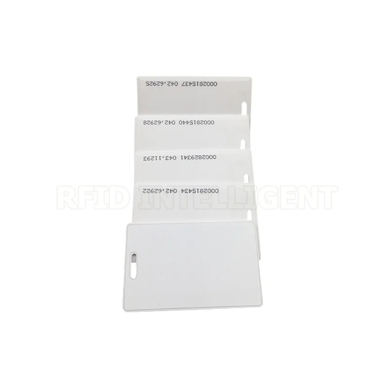 100 шт./лот EM4100 RFID карта доступа ПВХ TK4100 Чип 1 8 мм толщина EM раскладушка