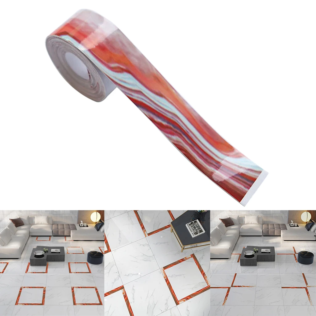 Self Adhesive Waterproof Bathroom PVC Wall Sticker Tile Gap Sticker Tape