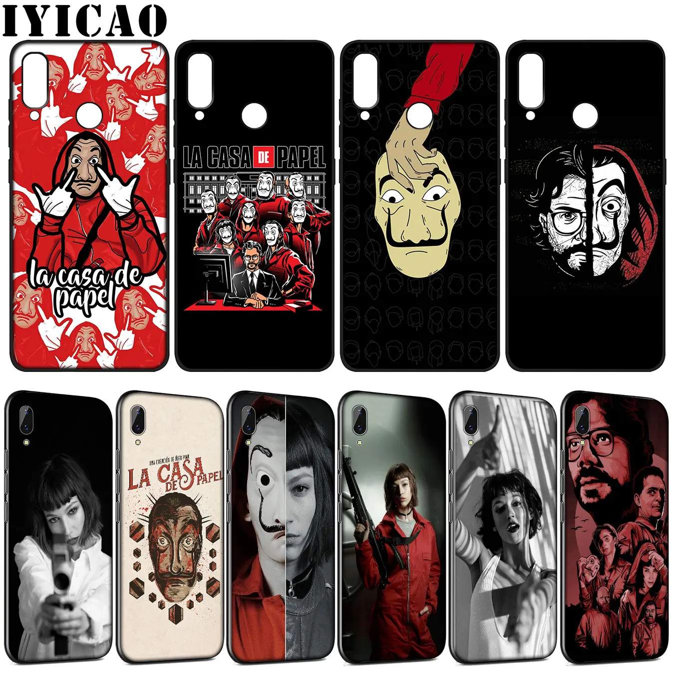 Spain TV La Casa de papel Soft Silicone Case for Huawei Y9 Y7 Y6 Prime 2019 Honor 20 10 9 9X 8C 8X 8 Lite 7C 7X 7A Pro | Мобильные