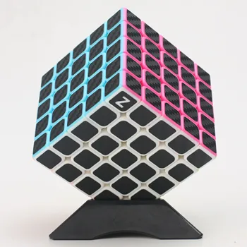 

ZCUBE 5x5x5 Carbon Fiber Sticker Speed 5x5 Magic Cubes Puzzle cubo magico Children Kids Gift Toy Youth Adult Instruction