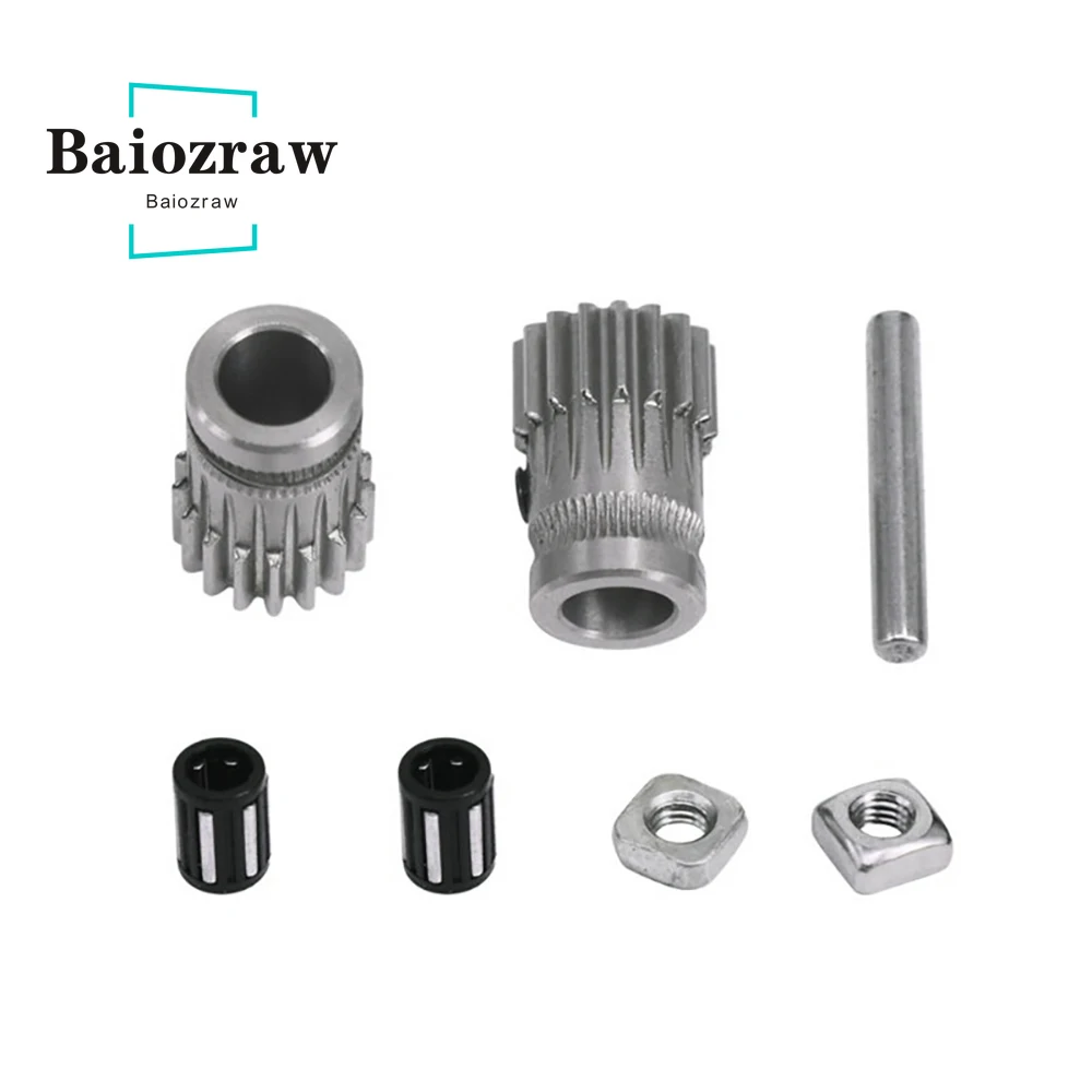 Baiozraw VORON M4 Extruder Kit Drivegear Kit Dual Drive Gear Extruder