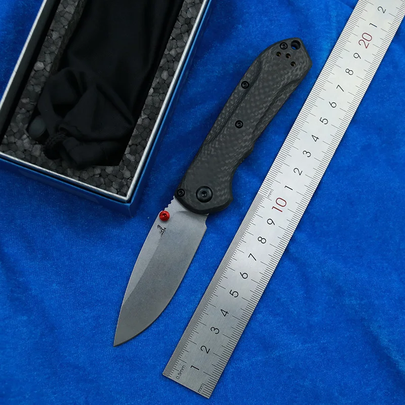 

565-1 BM565-1 carbon fiber handle Mark s90v blade folding knife pocket survival kitchen camping hunting practical outdoor EDC