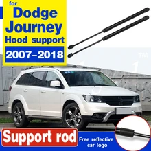 Amortiguador de choque de Gas para coche, barra de soporte de motor delantero de capó, para Dodge Journey, FIAT, Freemont, 2007-2018, accesorios, 2 uds.