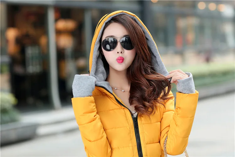 Winter Warm Cotton Jacket Women's Large Size Long Jacket New Ultra-light Slim Hooded Windproof Down Jacket Women's Jacket