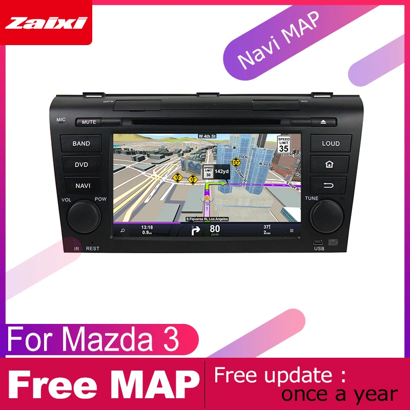 Top ZaiXi 2 DIN Auto DVD Player GPS Navi Navigation For Mazda 3 2006~2012 Car Android Multimedia System Screen Radio Stereo 2 Top ZaiXi 2 DIN Auto DVD Player GPS Navi Navigation For Mazda 3 2006~2012 Car Android Multimedia System Screen Radio Stereo 2