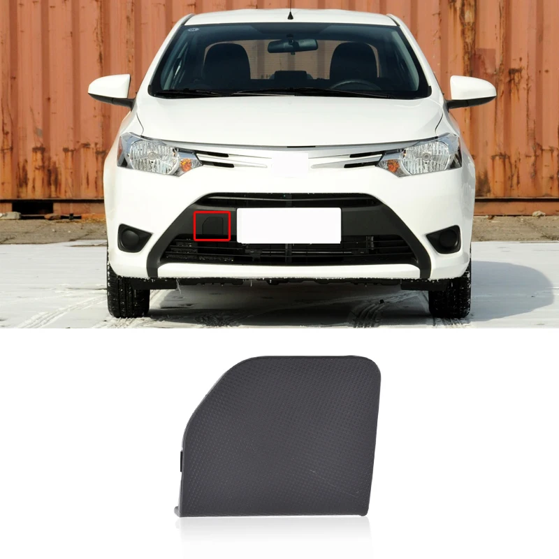 CAPQX для Toyota Vios 2014 2015 2016 передний бампер Буксировочный Крюк Крышка Тяговая крышка
