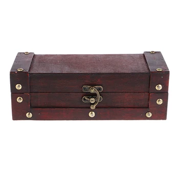 

Chinese Vintage Style Wood Jewelry Box Earring Necklace Hairpin Storage Box