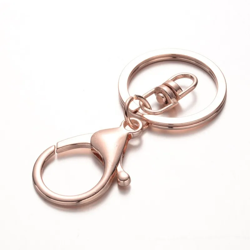 Металлический брелок для ключей с карабином 10 шт.|swivel clasp|key claspchain clasp |