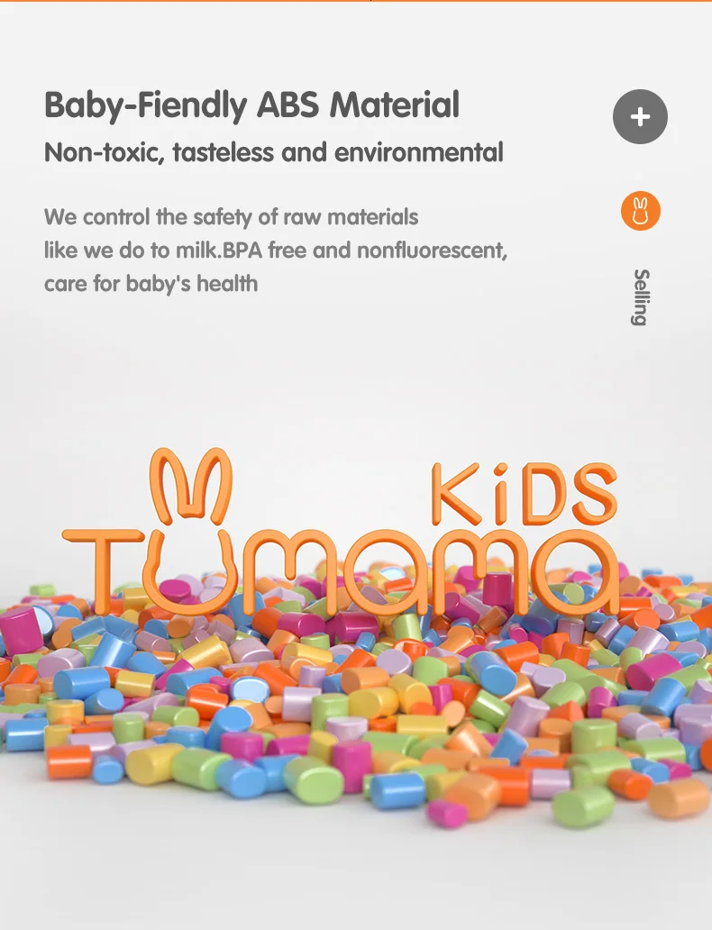 Детские погремушки Tumama, игрушки для новорожденных, вареная музыка, колокольчик, рукопожатие, пластмассовый животный прорезыватель, детские игрушки, 0-12 месяцев, подарок