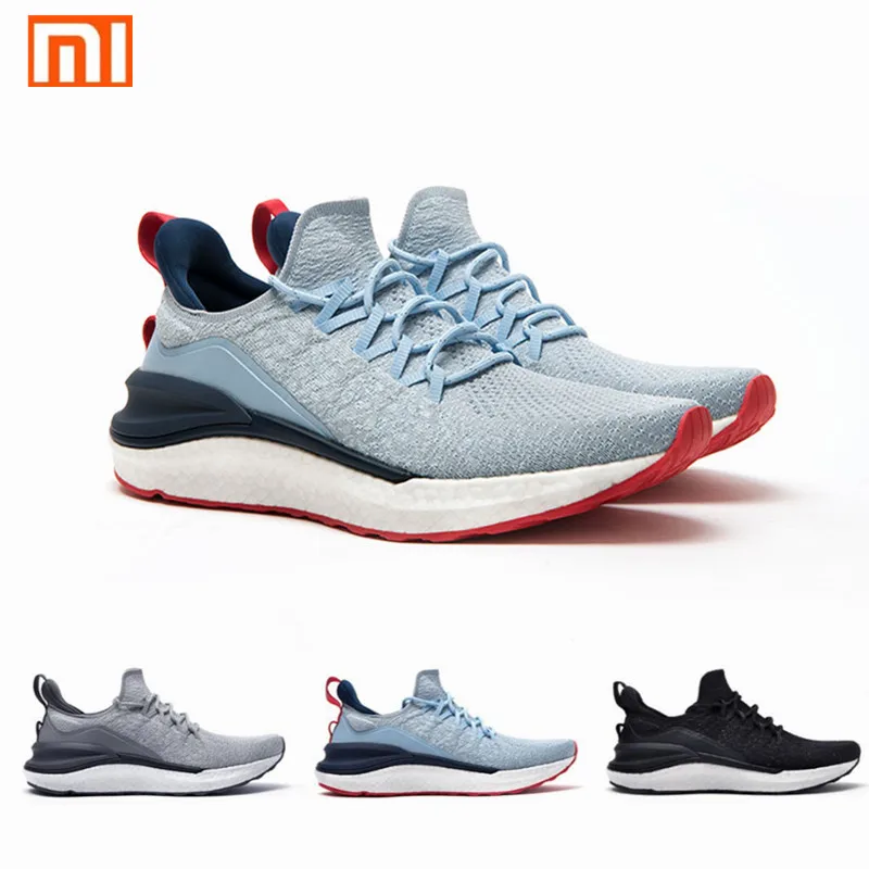 Новинка спортивная обувь Xiaomi Mijia 4 легкие вентилируемые эластичные вязаные