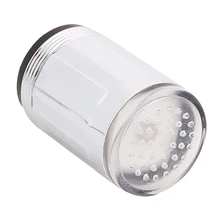 Смесители Для дома и кухни, Светодиодный водопроводный кран, красочный водопроводный кран, светодиодный светильник, кран, меняющий те цвета, 7 цветов, креативный душ