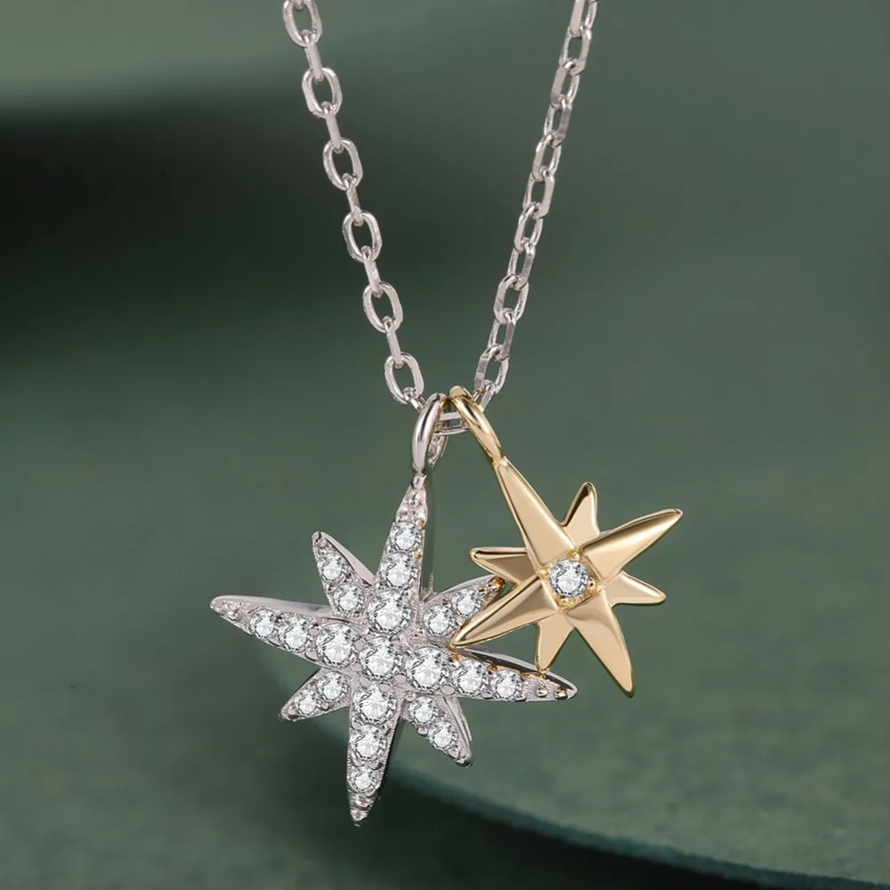 SILVERHOO, модные женские 925 пробы, серебряные ожерелья, Геометрическая подвеска, ожерелье, ювелирные изделия для женщин, аксессуары, подарок на день рождения