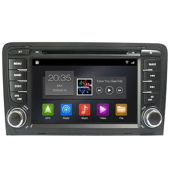 

For Audi A3 S3 2002-2011 2 din android 10 car multimedia dvd player GPS radio stereo Steering wheel DSP IPS 8 CORE 4G 64G OBD2