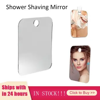 

Shaving Cosmetic Shower Mirror Bathroom Anti-Fog Wall Mounted Mini Square Mirror Protable Travel espejos decorativos de pared