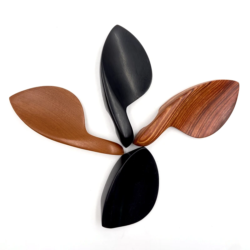 1pcs Viola Chin Rest Chinrest + Silver/gold Screw Ebony/jujube wood/Red rosewood viola Parts Accessories fittings
