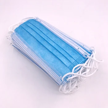 

Disposable Mask 3 Layer Non woven dust mouth mask Anti droplets face mask