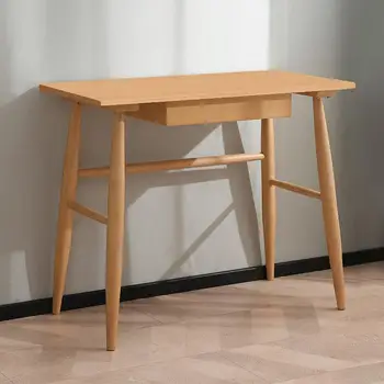 

Solid Wood Desk Simple Home Student Computer Desk Nordic Writing Desk Bedroom Japanese Study Small Desk