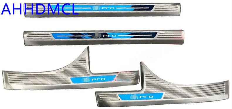 Car Welcome Pedal Threshold Strip Running Boards For BYD Qin Pro Gasonline Version 2018 2019 2020 | Автомобили и мотоциклы