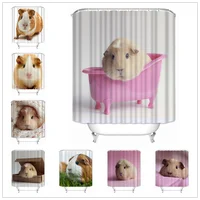 Musife Custom High Quality guinea pig Shower Curtain Waterproof Bathroom Polyester Fabric Bathroom Curtain 1