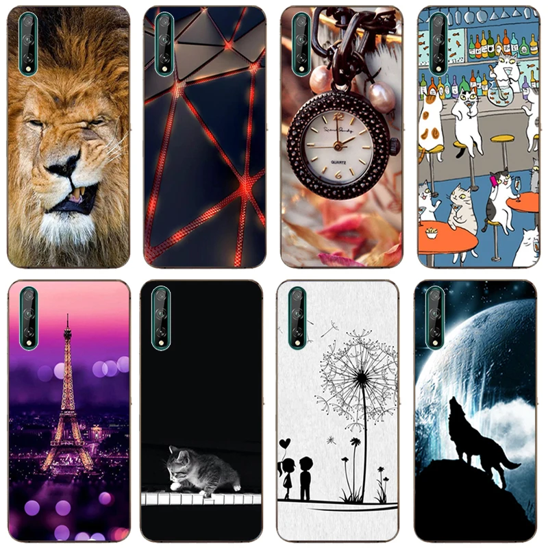For Huawei Y9s 6.59&quot Coque Capa Soft TPU Phone Cover for Y9S Y 9s STK-L21 STK-L22 STK-LX3 Cases Colorful Perfect Painting | Мобильные