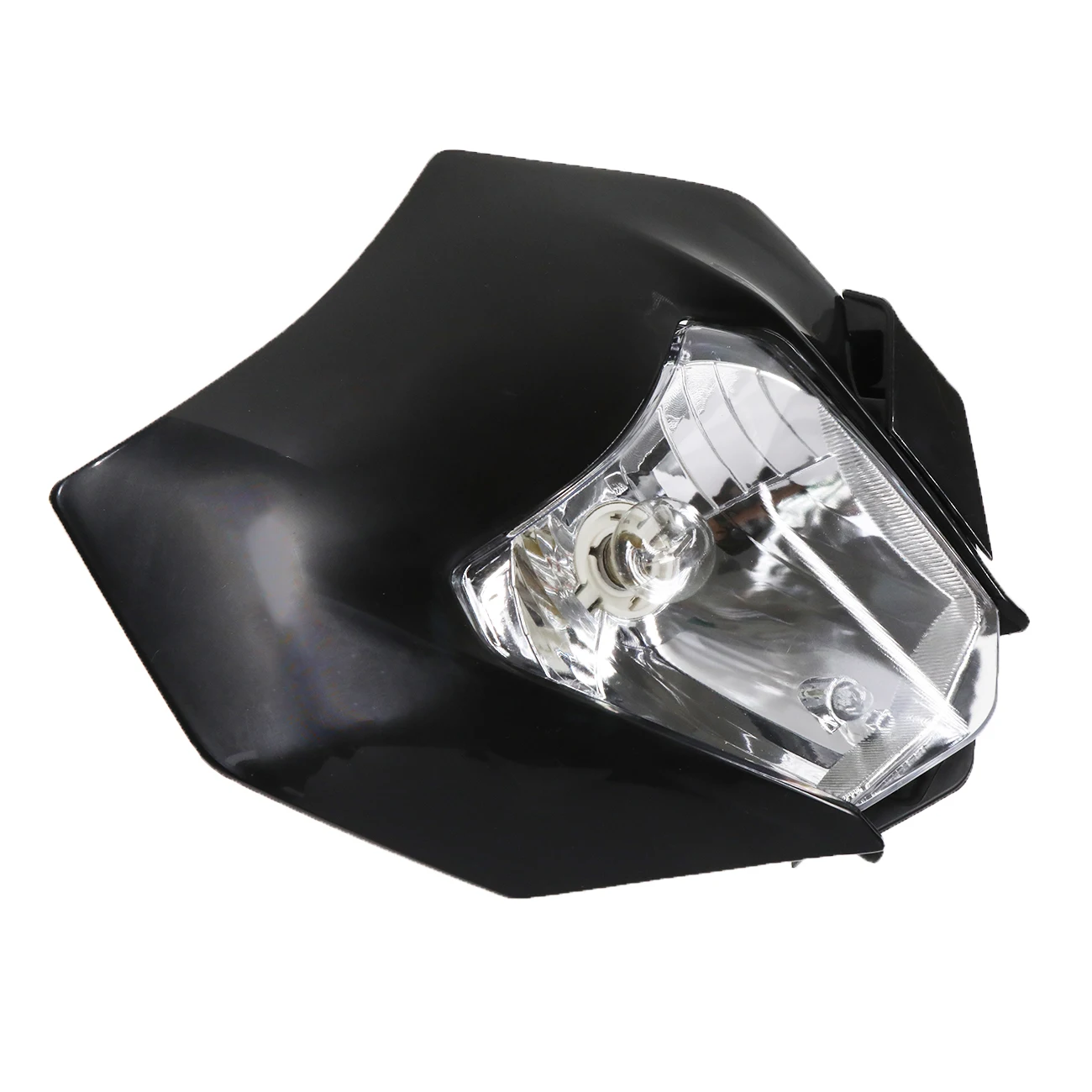 Pouvoir Черная передняя фара для KTM Honda Yamaha Kawasaki Кроссовый мотоцикл suzuki Pit Bike высокого качества