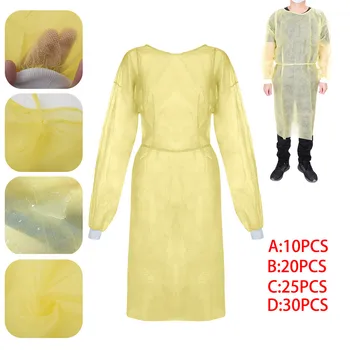 

Disposable Protective Isolation Clothing Anti-Spitting And Anti-Oil Stain Nursi