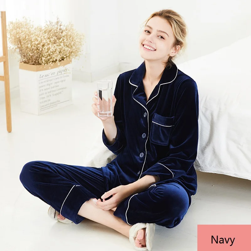 Autumn Winter Warm Pajamas Set Women Sexy Pajamas Sleepwear For Women Sleeveless Strap Nightwear Long Pant Robe Autumn Winter Warm Pajamas Set Women Sexy Pajamas Sleepwear For Women Sleeveless Strap Nightwear Long Pant Robe