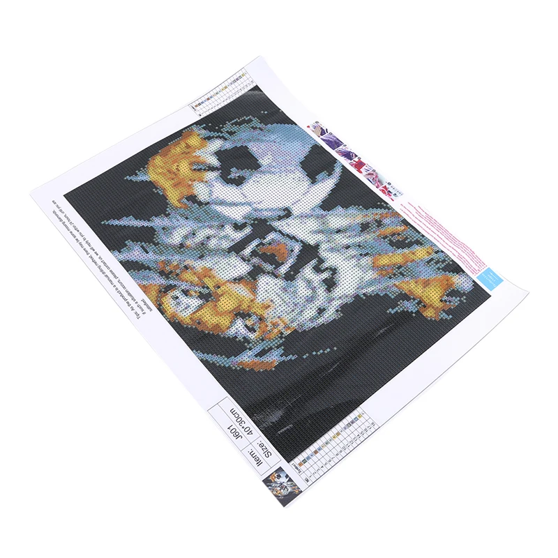 Картина с цветным взрывом, модель 30*30, алмазная живопись DIY5D, тигр, футбол, вышивка крестом, картина для гостиной, спальни